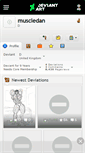 Mobile Screenshot of muscledan.deviantart.com