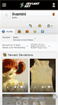 Mobile Screenshot of livemini.deviantart.com