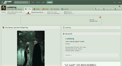 Desktop Screenshot of luddeking.deviantart.com