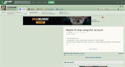 Desktop Screenshot of 12342445.deviantart.com
