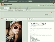 Tablet Screenshot of amanderaine.deviantart.com
