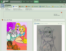 Tablet Screenshot of ktr2004.deviantart.com