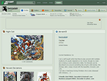 Tablet Screenshot of bezzalair.deviantart.com