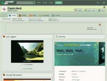 Tablet Screenshot of classic-nerd.deviantart.com