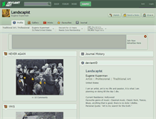 Tablet Screenshot of landscapist.deviantart.com