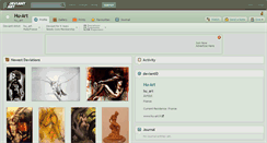 Desktop Screenshot of hu-art.deviantart.com