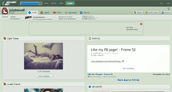 Desktop Screenshot of julyshewolf.deviantart.com