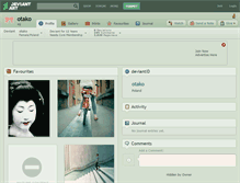 Tablet Screenshot of otako.deviantart.com