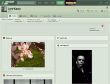 Tablet Screenshot of lord-kaczy.deviantart.com