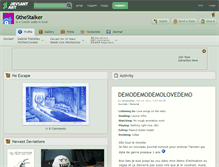 Tablet Screenshot of gthestalker.deviantart.com