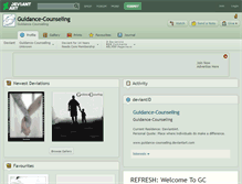 Tablet Screenshot of guidance-counseling.deviantart.com