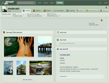 Tablet Screenshot of medecash.deviantart.com