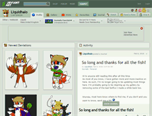 Tablet Screenshot of liquidhalo.deviantart.com