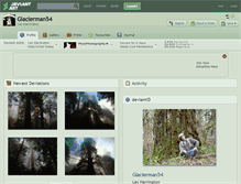 Tablet Screenshot of glacierman54.deviantart.com