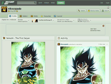 Tablet Screenshot of nikocopado.deviantart.com