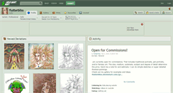 Desktop Screenshot of flutterbliss.deviantart.com