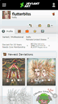 Mobile Screenshot of flutterbliss.deviantart.com