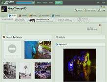 Tablet Screenshot of khaostheory455.deviantart.com