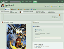 Tablet Screenshot of drakestirlawl.deviantart.com