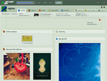 Tablet Screenshot of najmo.deviantart.com