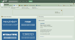 Desktop Screenshot of marzhal.deviantart.com