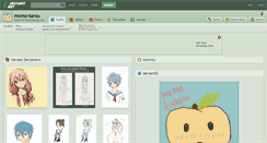 Desktop Screenshot of momo-tarou.deviantart.com