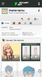 Mobile Screenshot of momo-tarou.deviantart.com