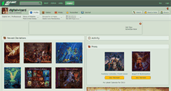 Desktop Screenshot of digitalwizard.deviantart.com