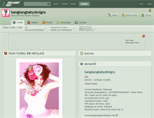 Tablet Screenshot of bangbangbabydesigns.deviantart.com