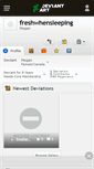 Mobile Screenshot of freshwhensleeping.deviantart.com