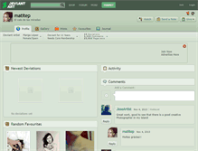 Tablet Screenshot of matitep.deviantart.com