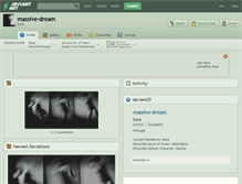 Tablet Screenshot of massive-dream.deviantart.com