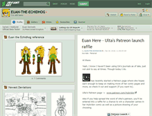 Tablet Screenshot of euan-the-echidhog.deviantart.com