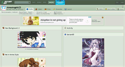 Desktop Screenshot of amesangelo23.deviantart.com