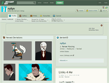 Tablet Screenshot of nyllyn.deviantart.com
