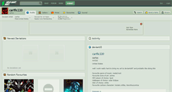 Desktop Screenshot of carific220.deviantart.com