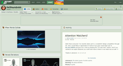 Desktop Screenshot of hellhoundx666.deviantart.com