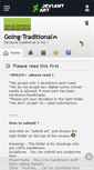 Mobile Screenshot of going-traditional.deviantart.com
