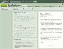 Tablet Screenshot of going-traditional.deviantart.com