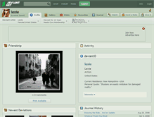 Tablet Screenshot of lexie.deviantart.com