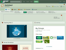 Tablet Screenshot of narjisnaqvi.deviantart.com