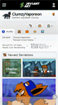 Mobile Screenshot of clumzyvaporeon.deviantart.com