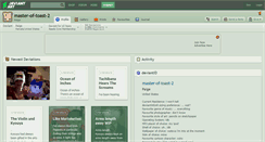 Desktop Screenshot of master-of-toast-2.deviantart.com