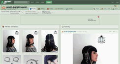 Desktop Screenshot of anubis-pumpkinqueen.deviantart.com