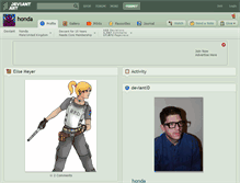 Tablet Screenshot of honda.deviantart.com