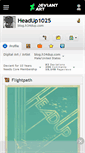 Mobile Screenshot of headup1025.deviantart.com