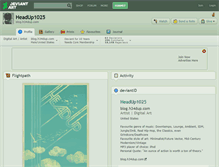 Tablet Screenshot of headup1025.deviantart.com