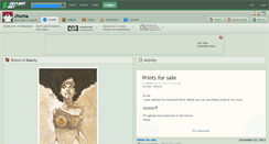 Desktop Screenshot of chuma.deviantart.com