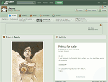 Tablet Screenshot of chuma.deviantart.com