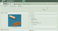Desktop Screenshot of fx-world.deviantart.com